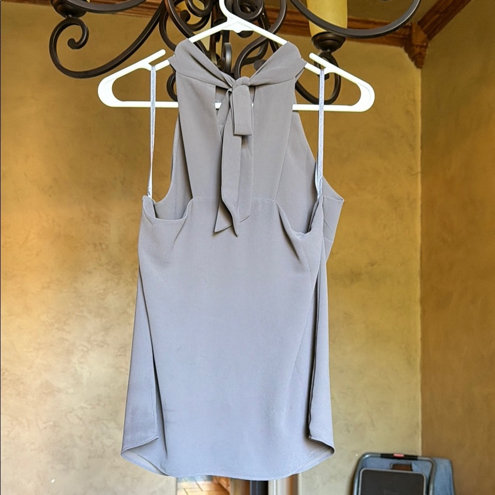 Naked Zebra Gray Sleeveless Top